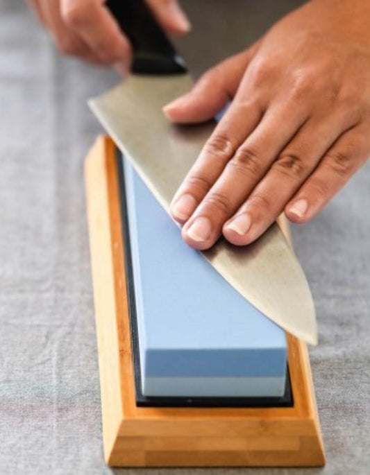 Piedra de afilar Wet grano 1000 y 3000 - Cuchillos Mundo Patagon