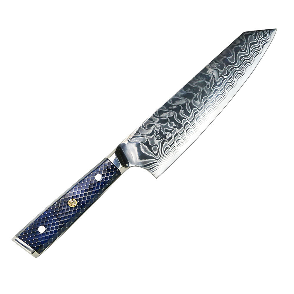 OCEANO - Cuchillo Kiritsuke Damasco 45 capas hoja ancha 20 cm PATAGÓN