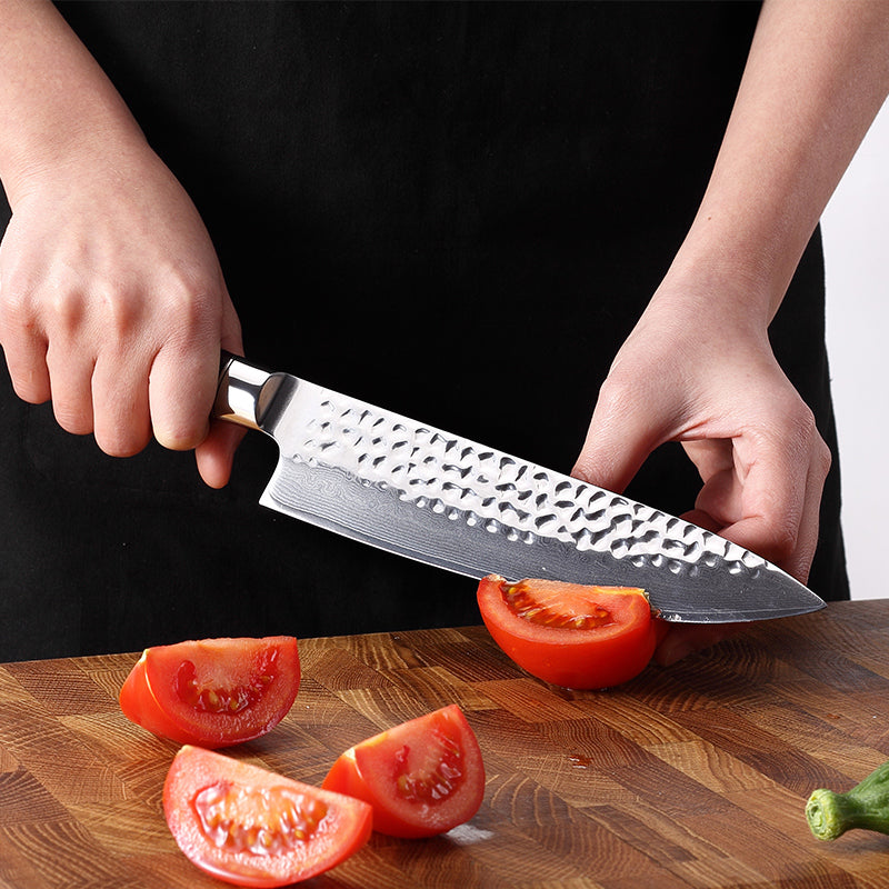 Cuchillo Chef Patagon Damasco 67 capas 20 cm
