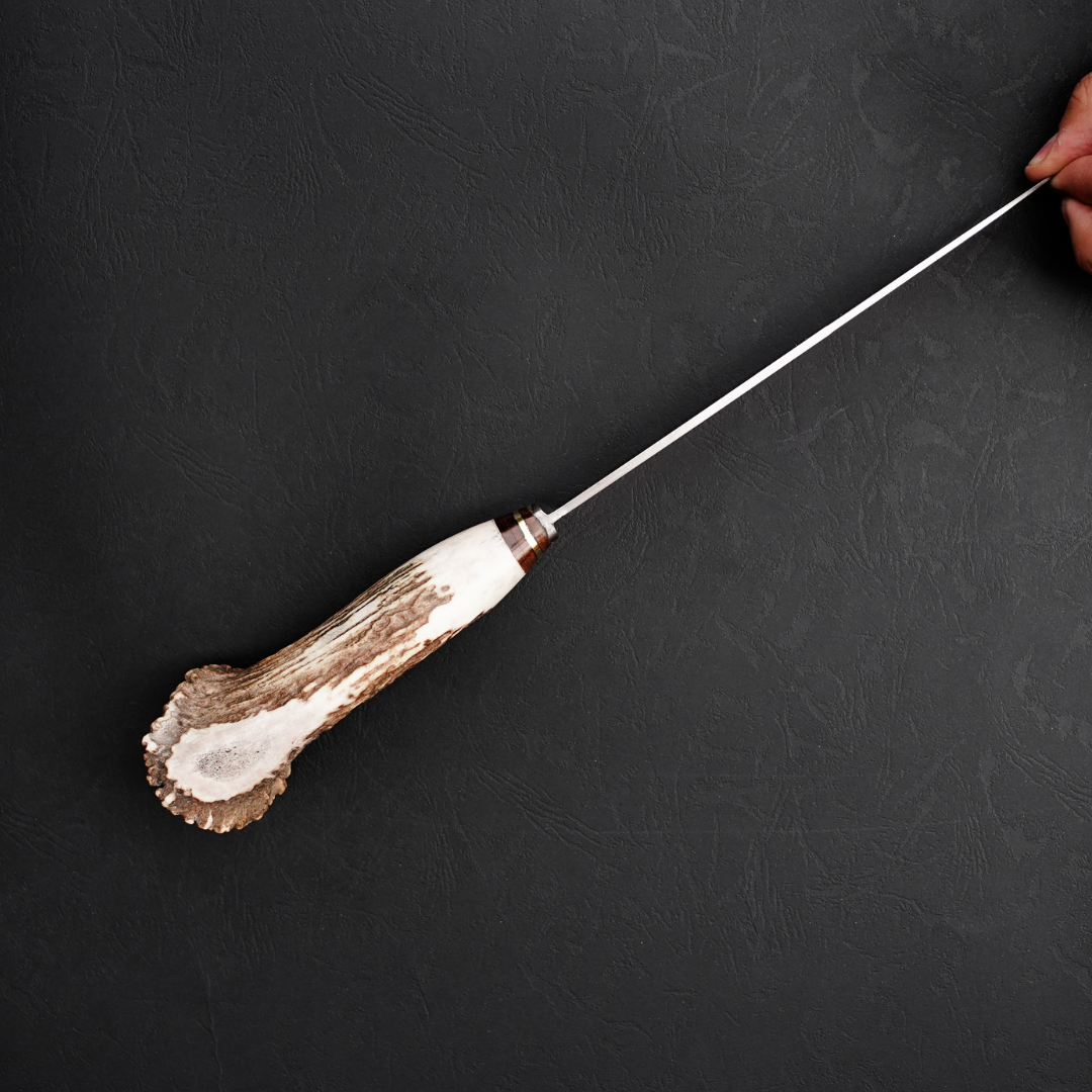 Cuchillo Gaucho Patagón Artesanal Asta De Ciervo hoja 20 cm