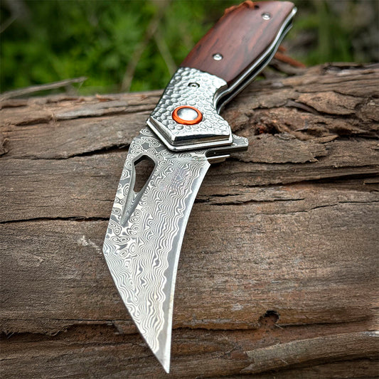 Cortapluma Damasco 89 capas PATAGÓN - CARANCHO - Cuchillos Mundo Patagon