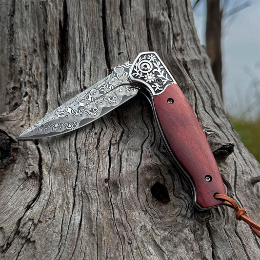 Cortapluma Damasco 89 capas PATAGÓN - VENTISCA - Cuchillos Mundo Patagon