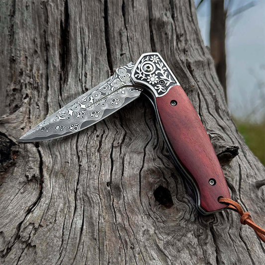 Cortapluma Damasco 89 capas PATAGÓN - VENTISCA - Cuchillos Mundo Patagon