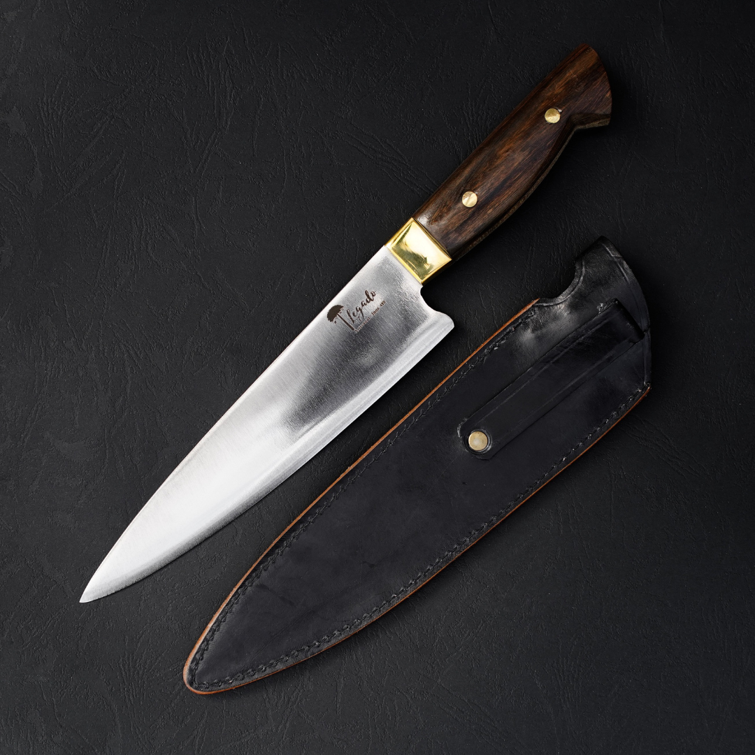 Cuchillo Artesanal PREMIUM Campero madera hoja 20 cm