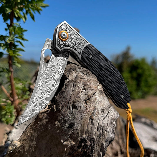 Cortapluma Damasco 89 capas PATAGÓN - TURCA - Cuchillos Mundo Patagon