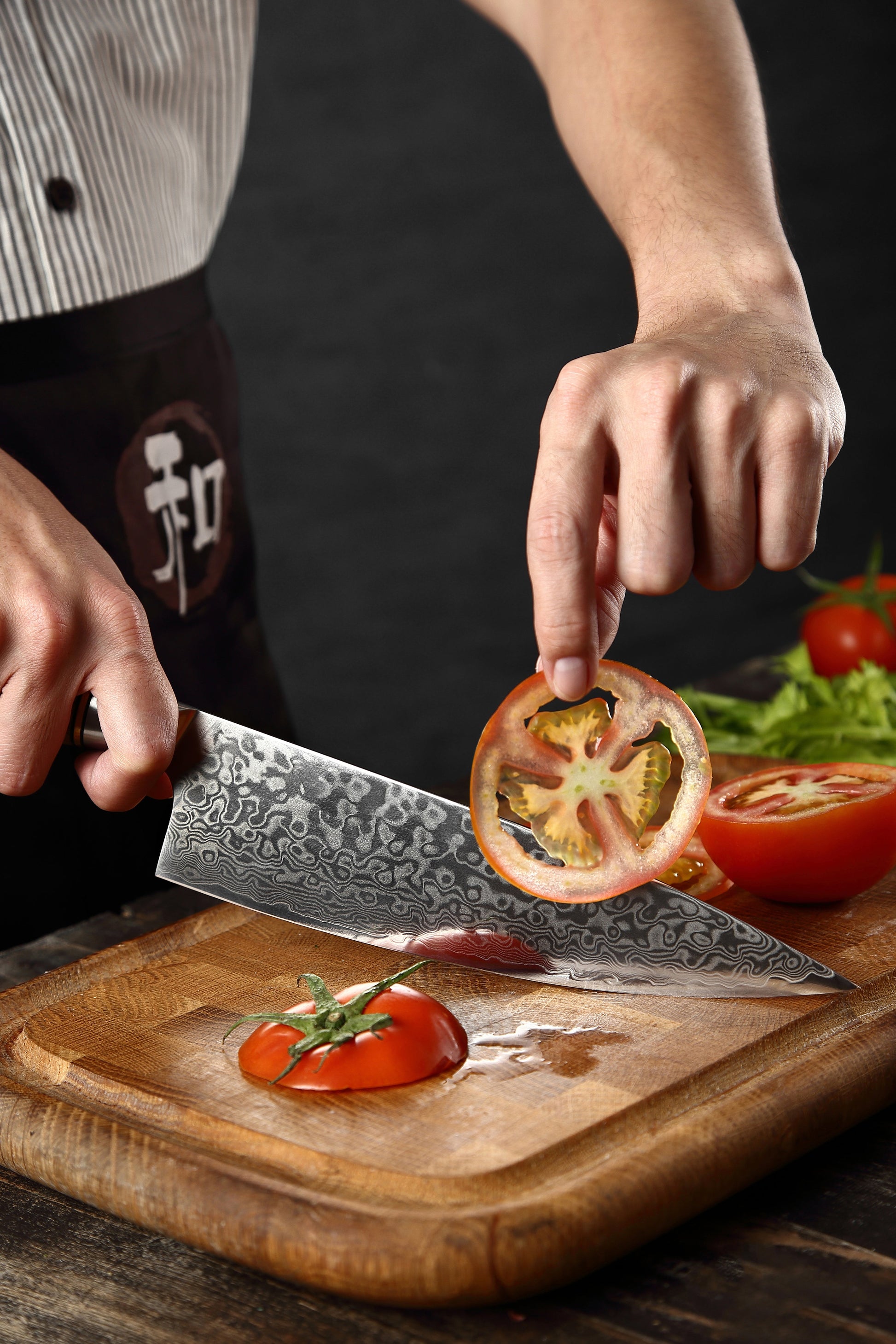 ABEDUL - Cuchillo Chef Damasco 67 capas hoja 20 cm LEGADO