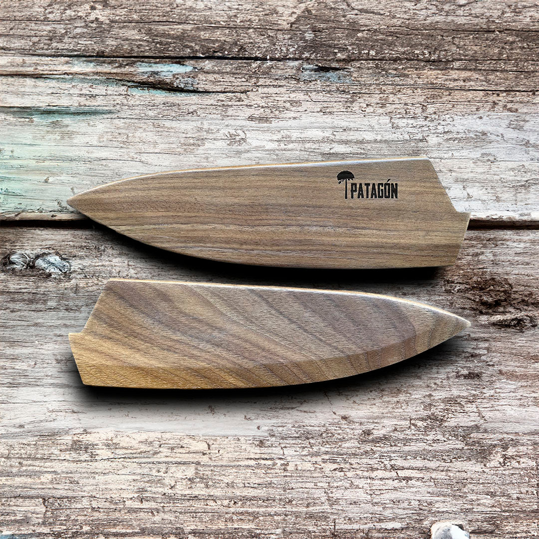 Funda de madera Chef 20 cm Patagón Nogal