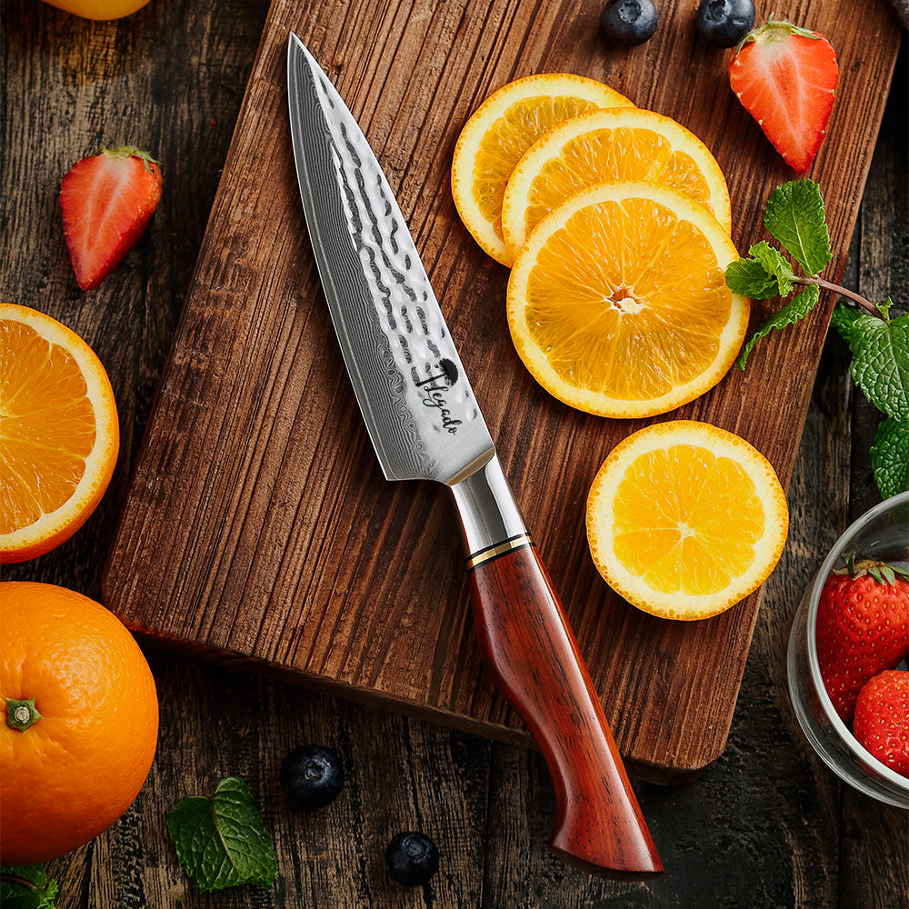 APELLINADO - Cuchillo Utilitario Damasco 73 hoja 13 cm capas LEGADO