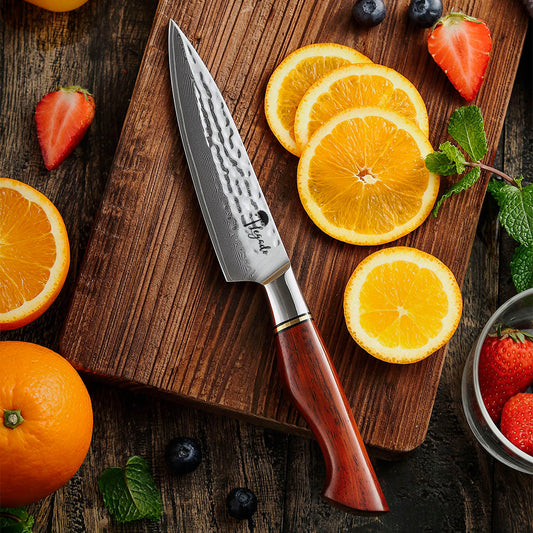 APELLINADO - Cuchillo Utilitario Damasco 73 hoja 13 cm capas LEGADO - Cuchillos Mundo Patagon