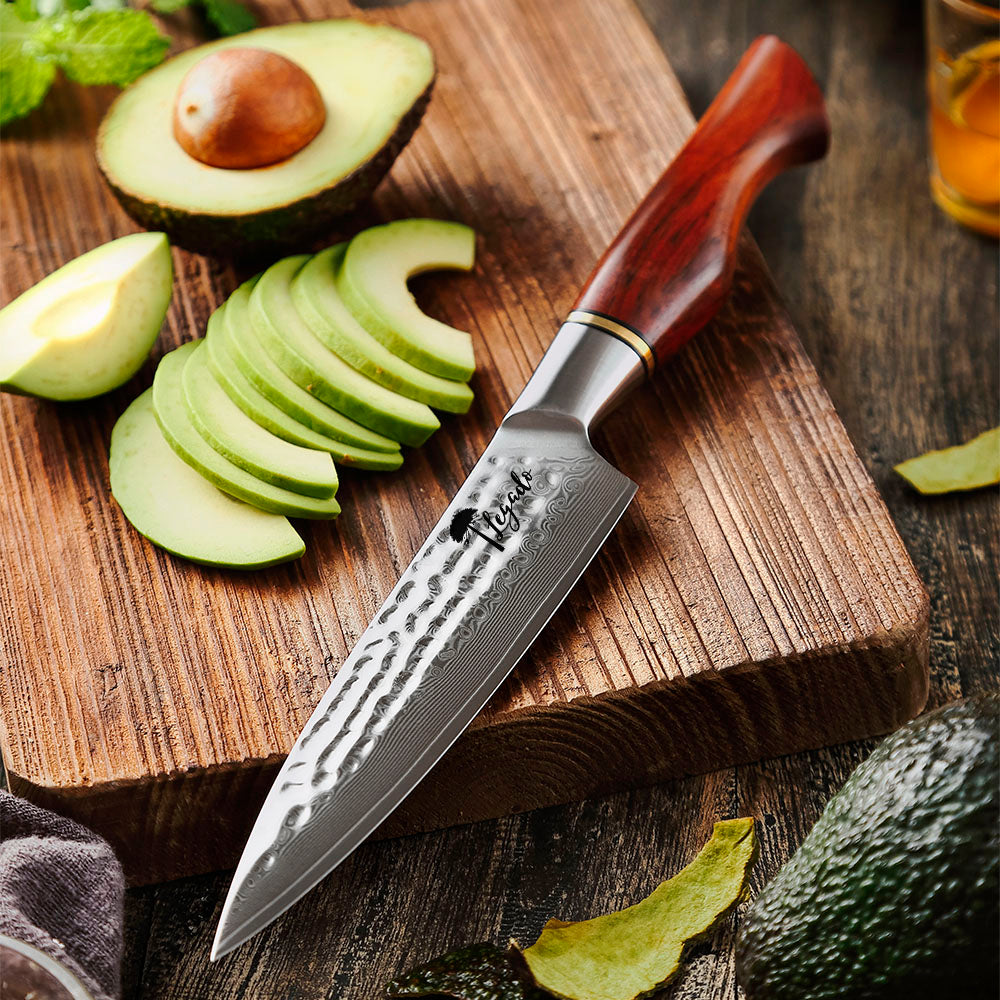 APELLINADO - Cuchillo Utilitario Damasco 73 hoja 13 cm capas LEGADO