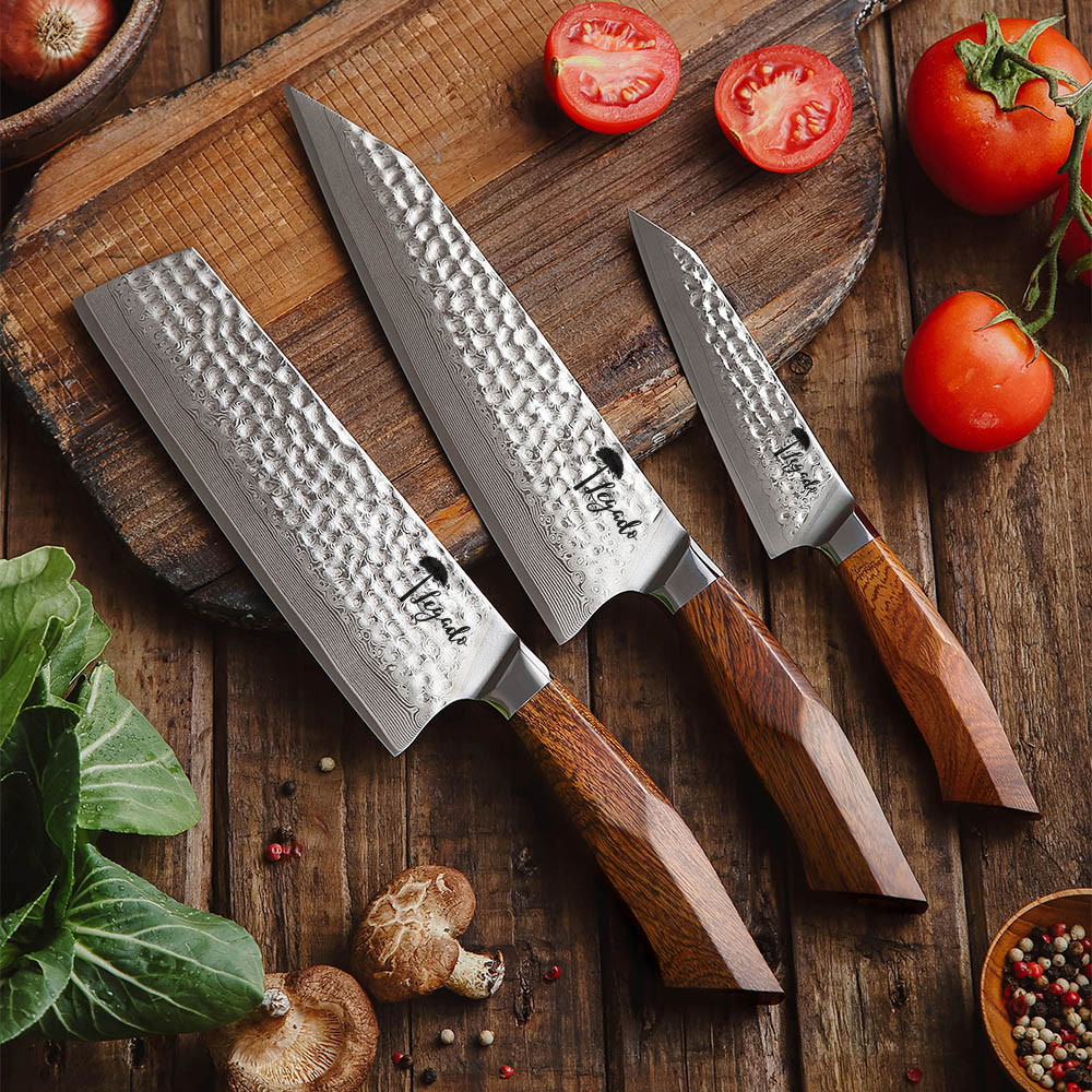 Set Trio Japonés Damasco 49 capas Legado