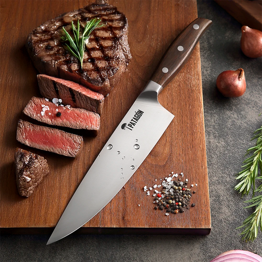 Cuchillo Chef Acero Alemán Premium Hoja 20 cm PATAGÓN - HUALLE