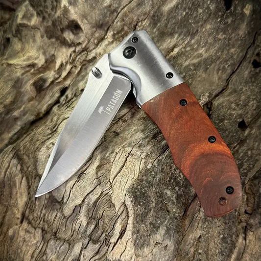 Cortapluma Acero Inox PATAGÓN - COLORADA - Cuchillos Mundo Patagon