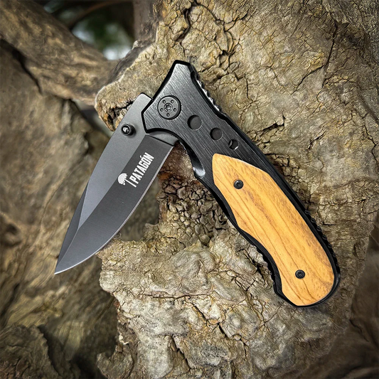 Cortapluma Acero Inox Revestido PATAGÓN - MEDIA NOCHE - Cuchillos Mundo Patagon