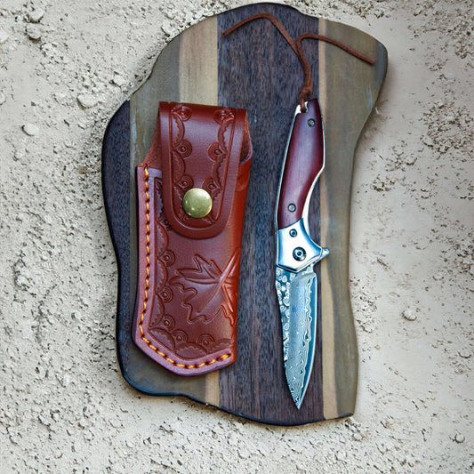 CAIMÁN - Cortapluma Damasco 89 capas PATAGÓN - Cuchillos Mundo Patagon