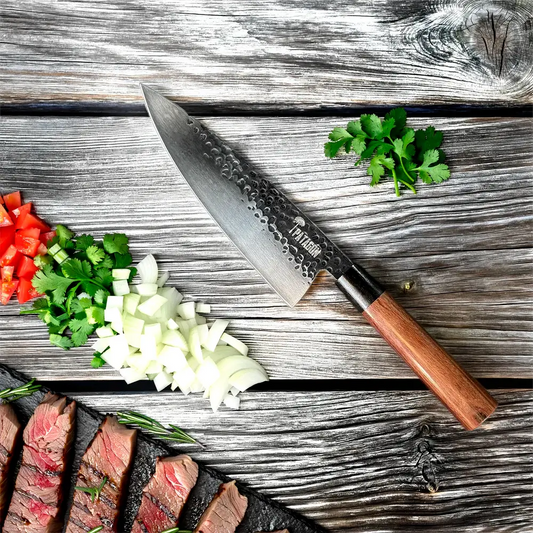Cuchillo Chef Acero Revestido 3 capas hoja 21 cm
