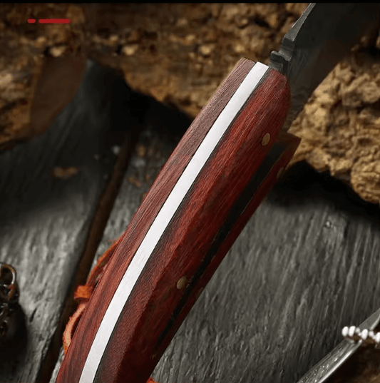 Cuchillo Pluma Patrón Damasco 10 cm (6954388324454)
