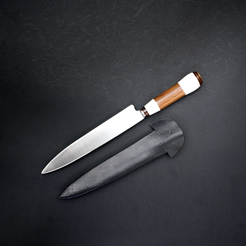 Cuchillo Artesanal Hueso Madera 20 cm