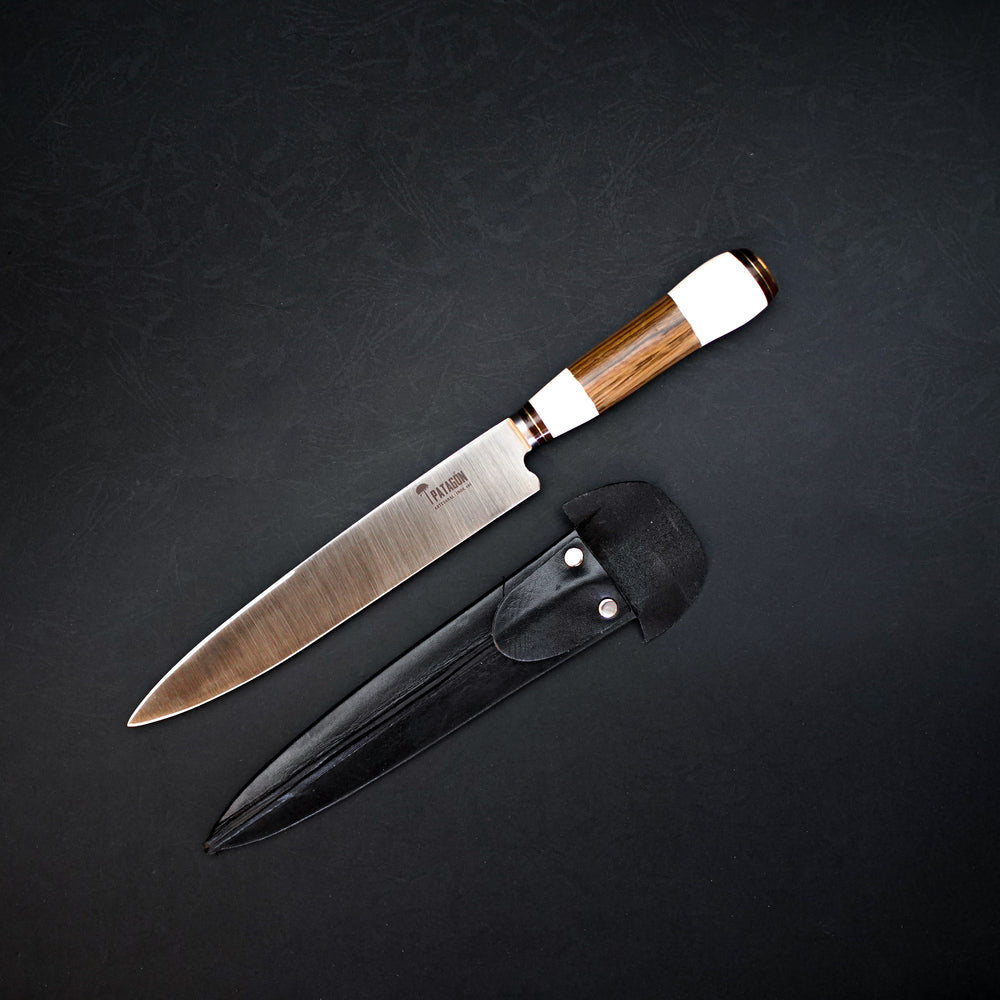 Cuchillo Artesanal Hueso Madera 20 cm