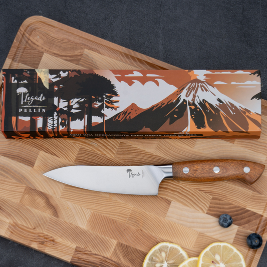 PELLÍN - Cuchillo Utilitario Acero Alemán Premium Hoja 13 cm LEGADO Con caja regalo - Cuchillos Mundo Patagon