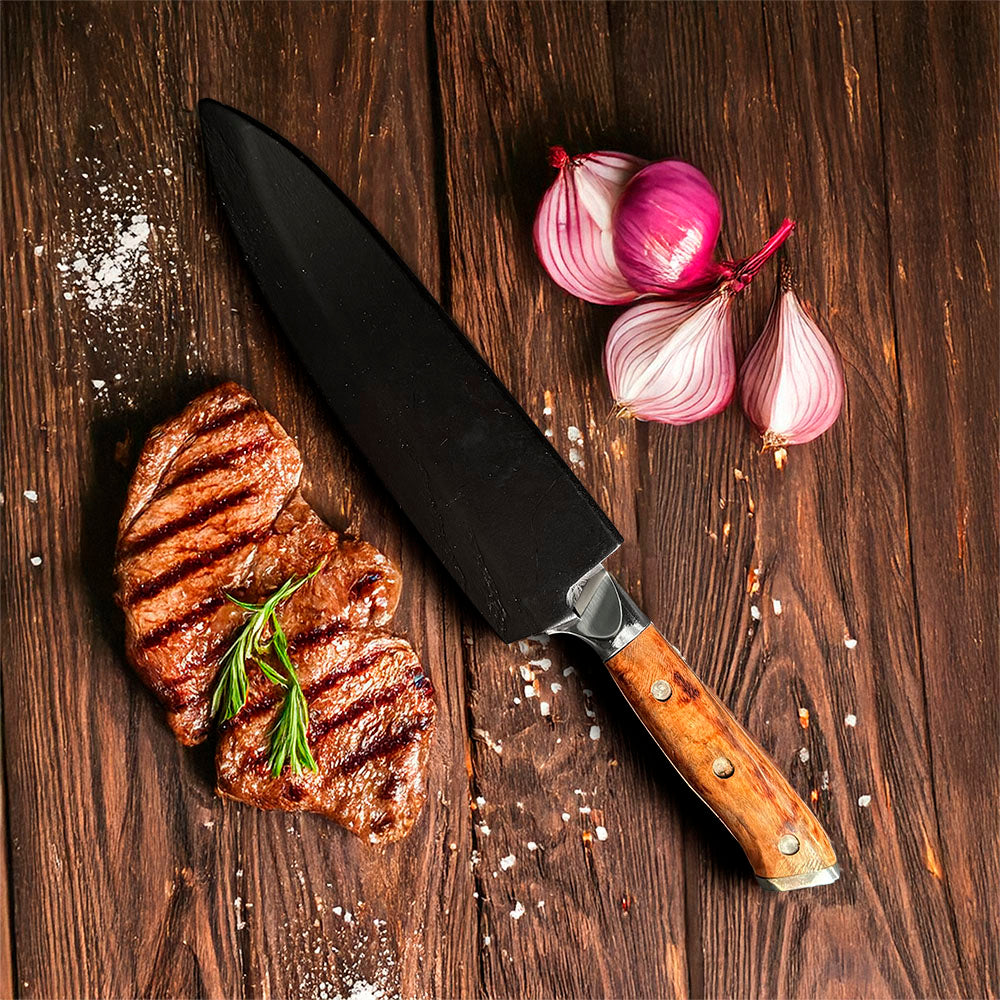 ÑANDÚ - Cuchillo Parrillero Artesanal hoja 20 cm PATAGÓN