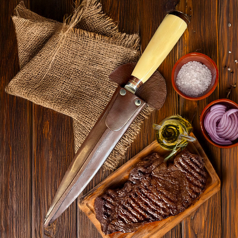 GAUCHO - Cuchillo Verijero Artesanal hoja 20 cm PATAGÓN