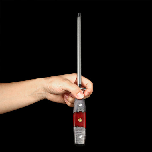 LLOICA - Chaira Astil Diamantado 18 cm PATAGÓN - Cuchillos Mundo Patagon