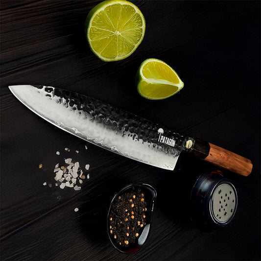 Cuchillo Chef Acero 3 capas AUS Acero Alto Carbono PATAGÓN
