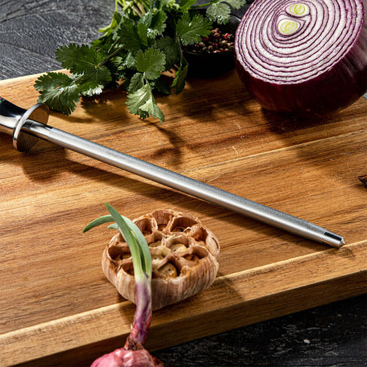 NÁCAR DEL PACÍFICO - Chaira Astil Diamantada 18 cm PATAGÓN - Cuchillos Mundo Patagon