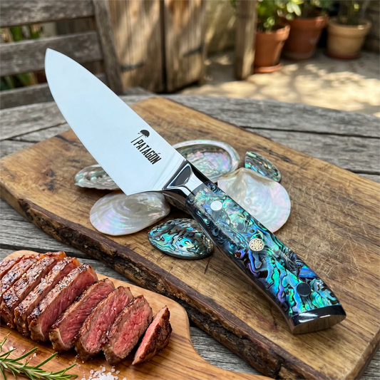 Cuchillo Chef Acero Alemán Inox. hoja 18 cm - NÁCAR