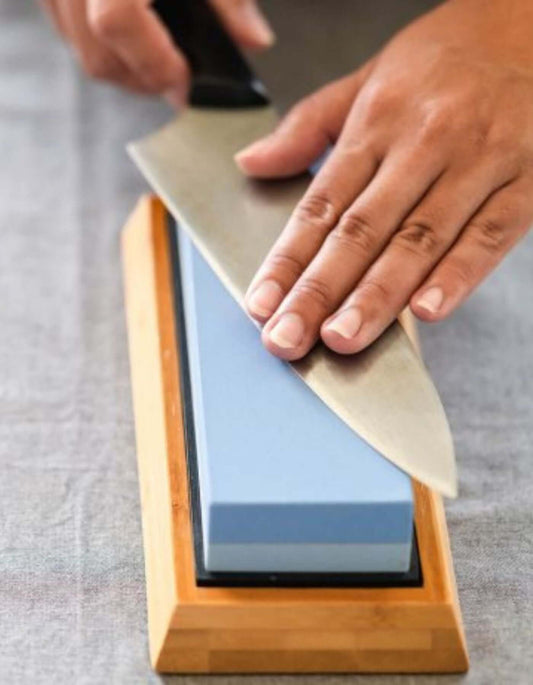 Piedra de afilar Wet grano 1000 y 3000 - Cuchillos Mundo Patagon