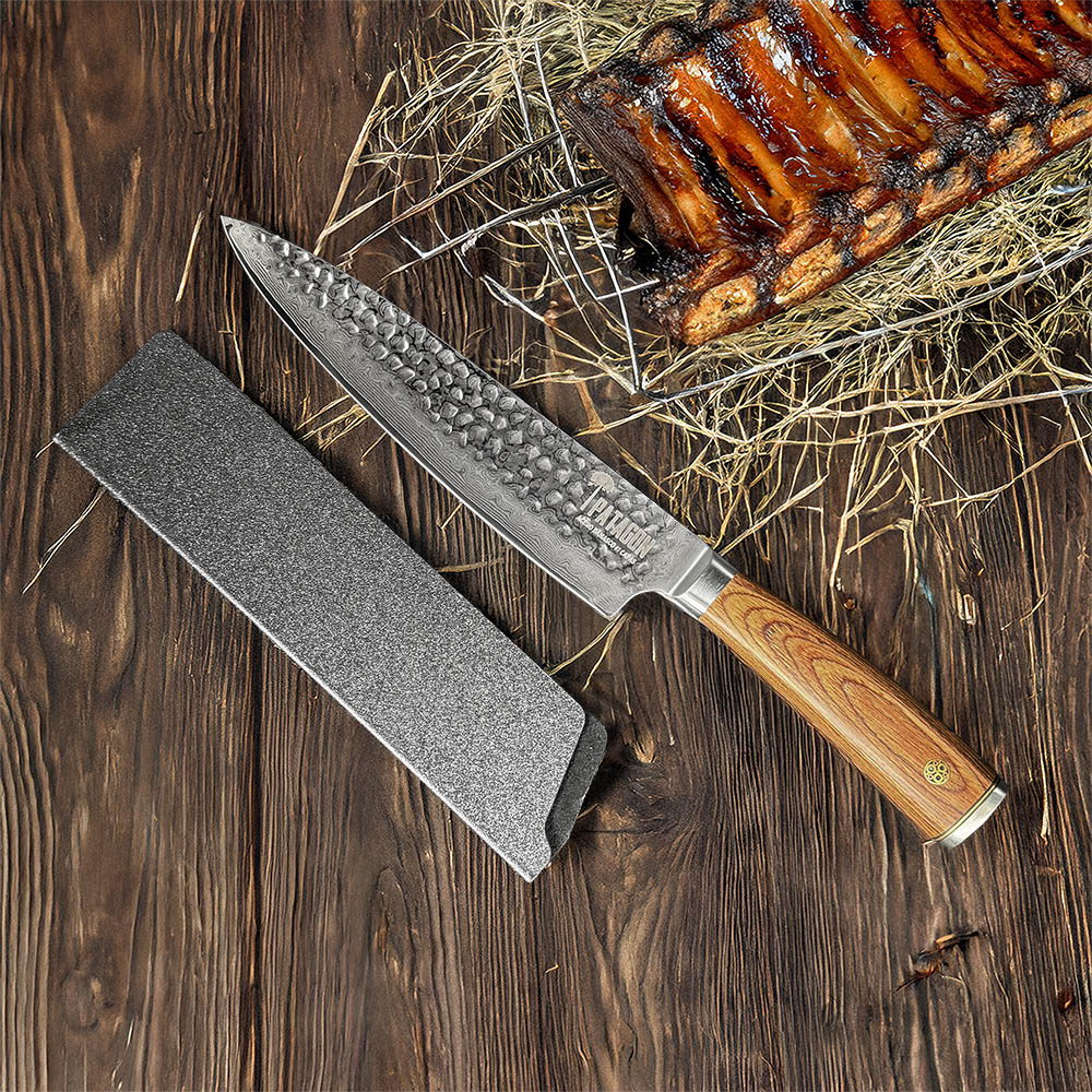 CASTAÑO - Cuchillo Chef Damasco 67 capas 20 cm PATAGÓN SUPER OFERTA