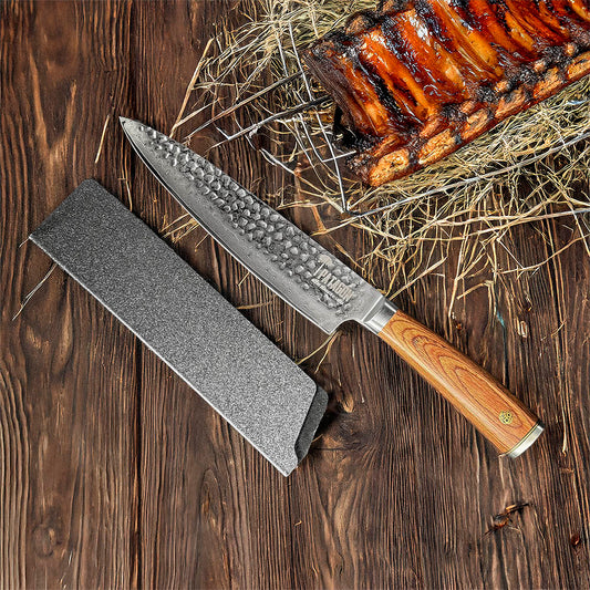 CASTAÑO - Cuchillo Chef Damasco 67 capas 20 cm PATAGÓN SUPER OFERTA