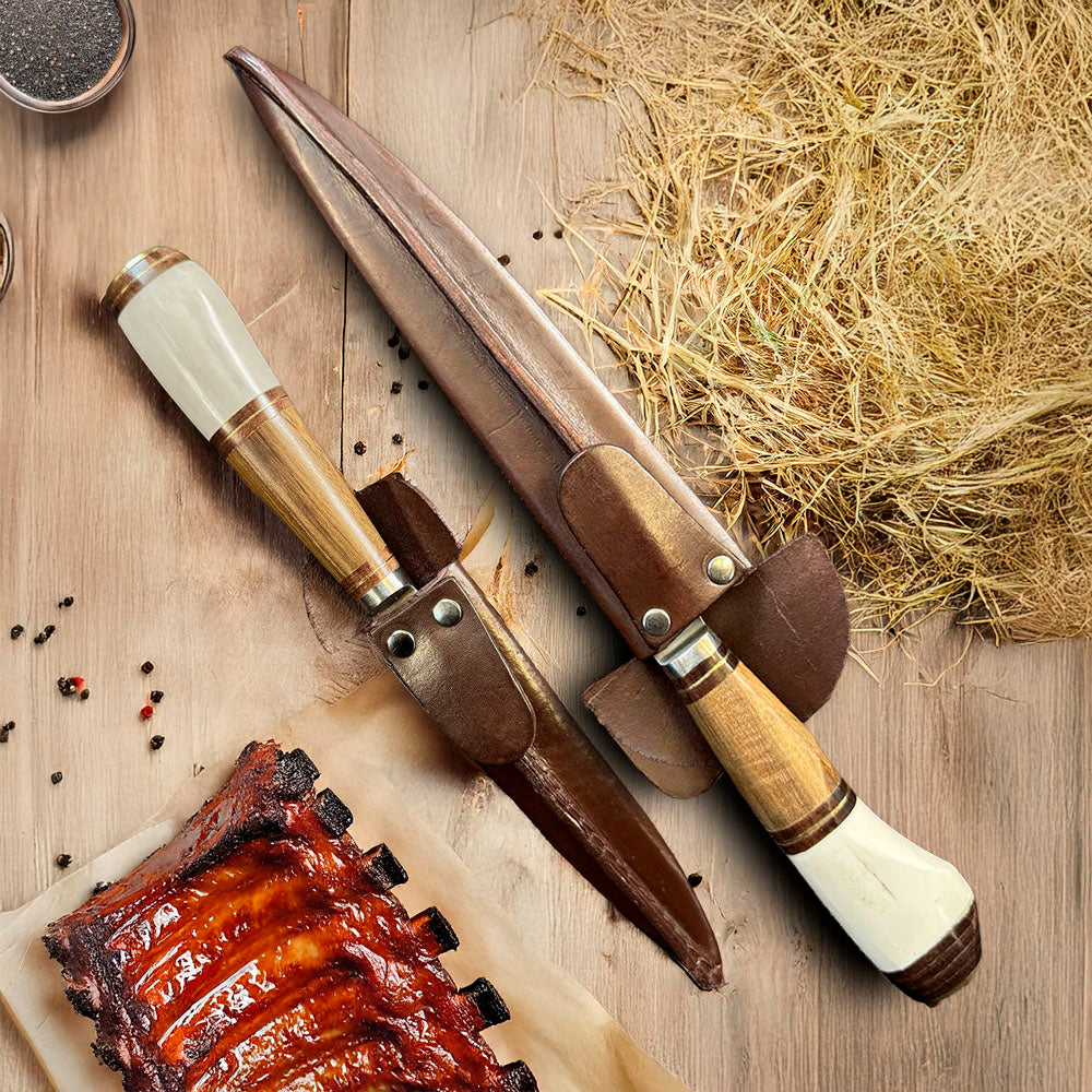SET 2 cuchillos hermanos gaucho premium EL OMBU