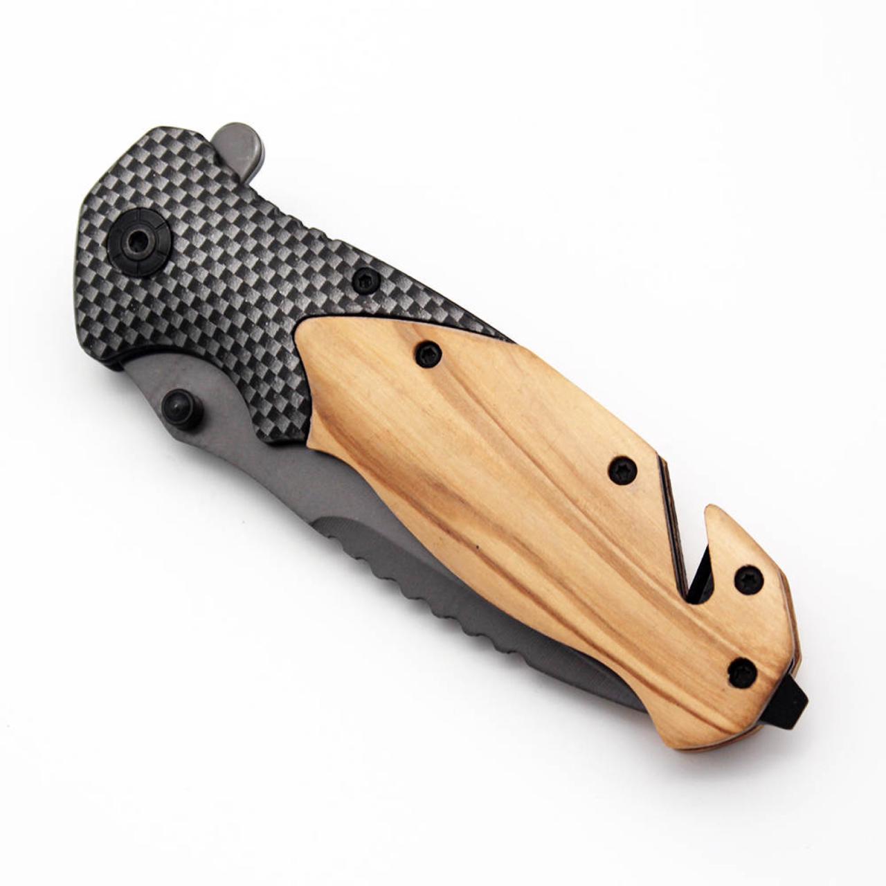 FIBRA - Corta pluma plegable Acero Inox
