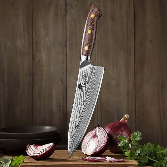ARCILLA - Cuchillo Chef Damasco 67 capas hoja 20 cm LEGADO (7652521672806)