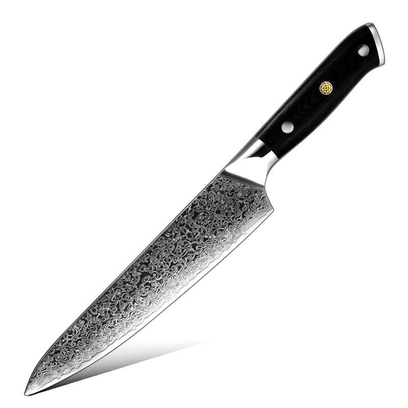 Cuchillo Chef Patagon Damasco 67 capas 20 cm