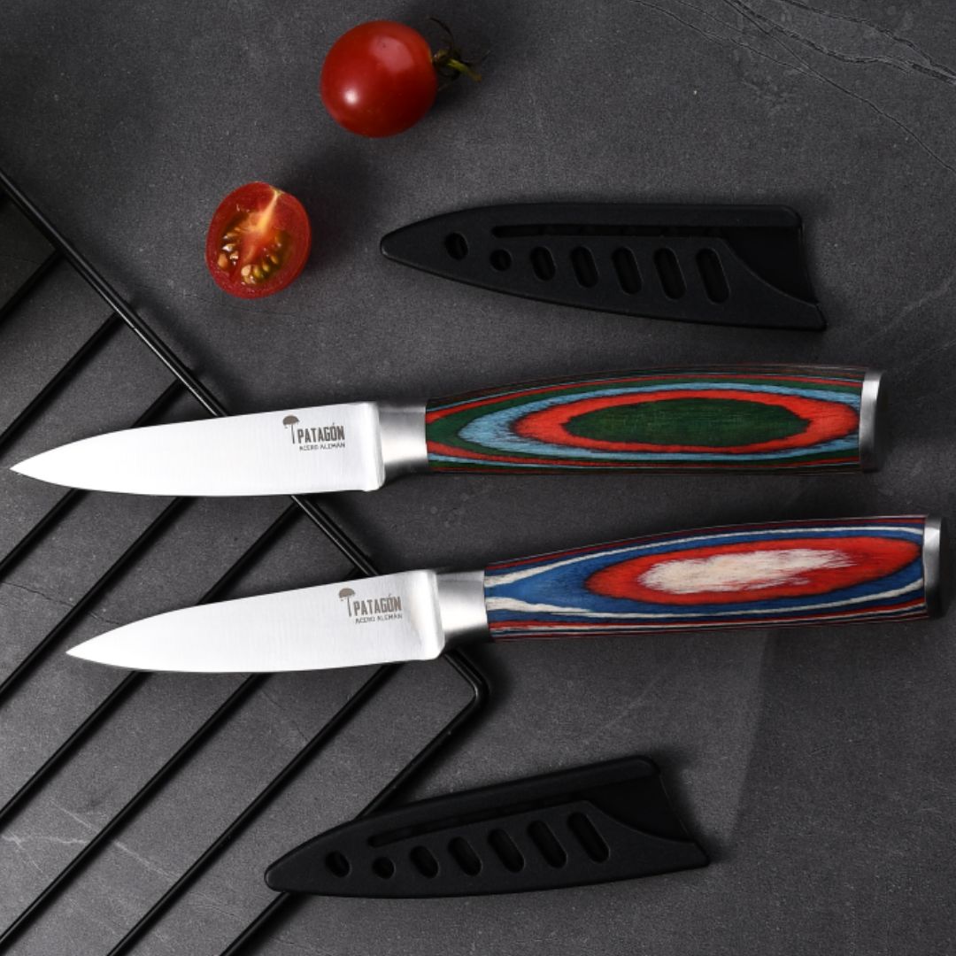 Cuchillo Puntilla Patagón Acero Alemán Hoja 10 cm