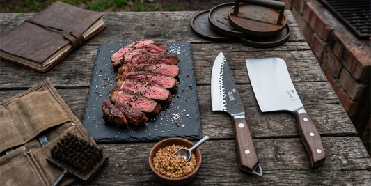 Cuchillo para asado: parrillero o hacha, ¿cuál necesitas?
