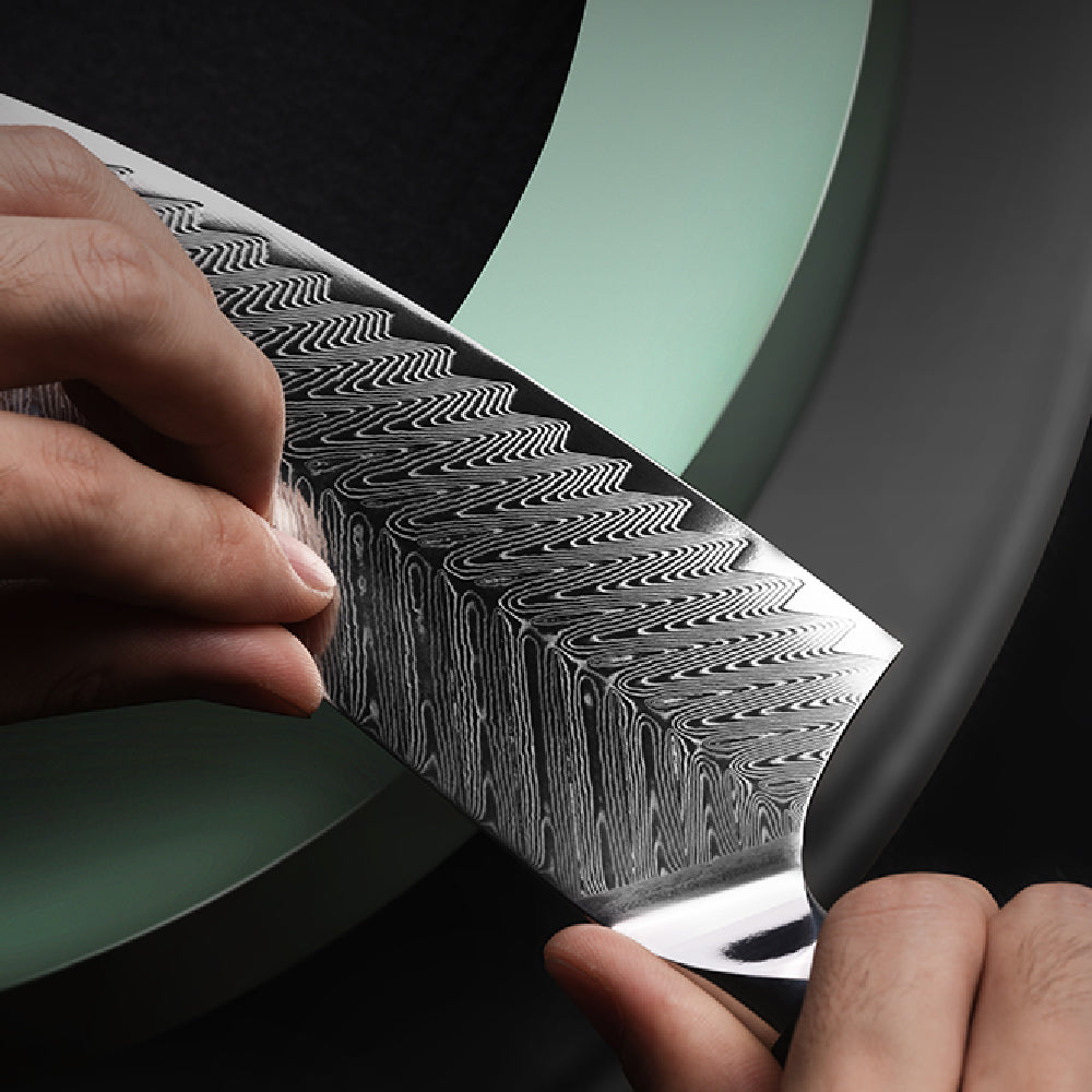 Cuchillo Kiritsuke Patagon Damasco 73 capas 18 cm LLOICA