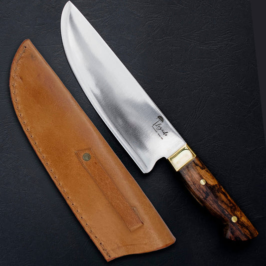 PUMA CONCOLOR - Cuchillo Carnicero INOX. Artesanal hoja 20 cm LEGADO