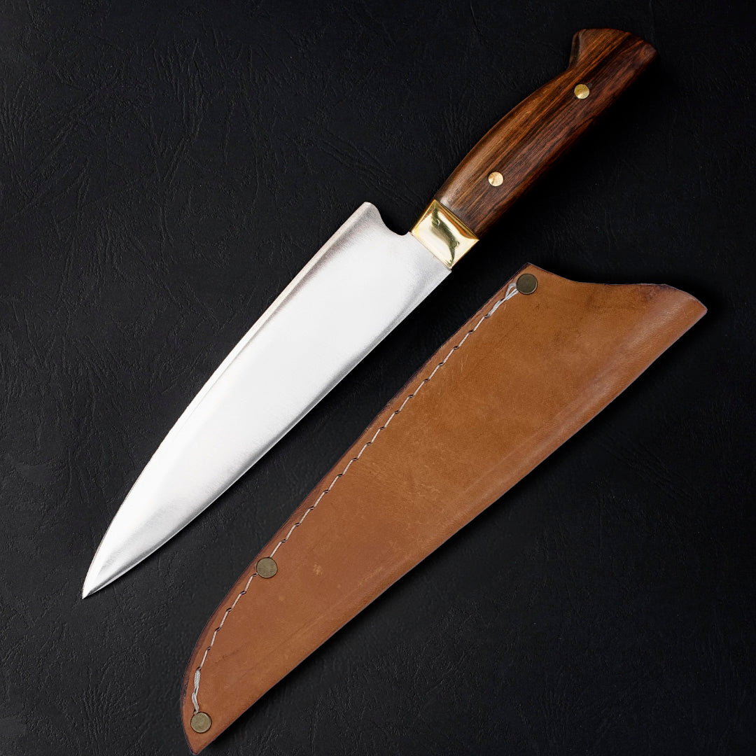 Cuchillo Artesanal premium madera nativa hoja 20 cm LEGADO