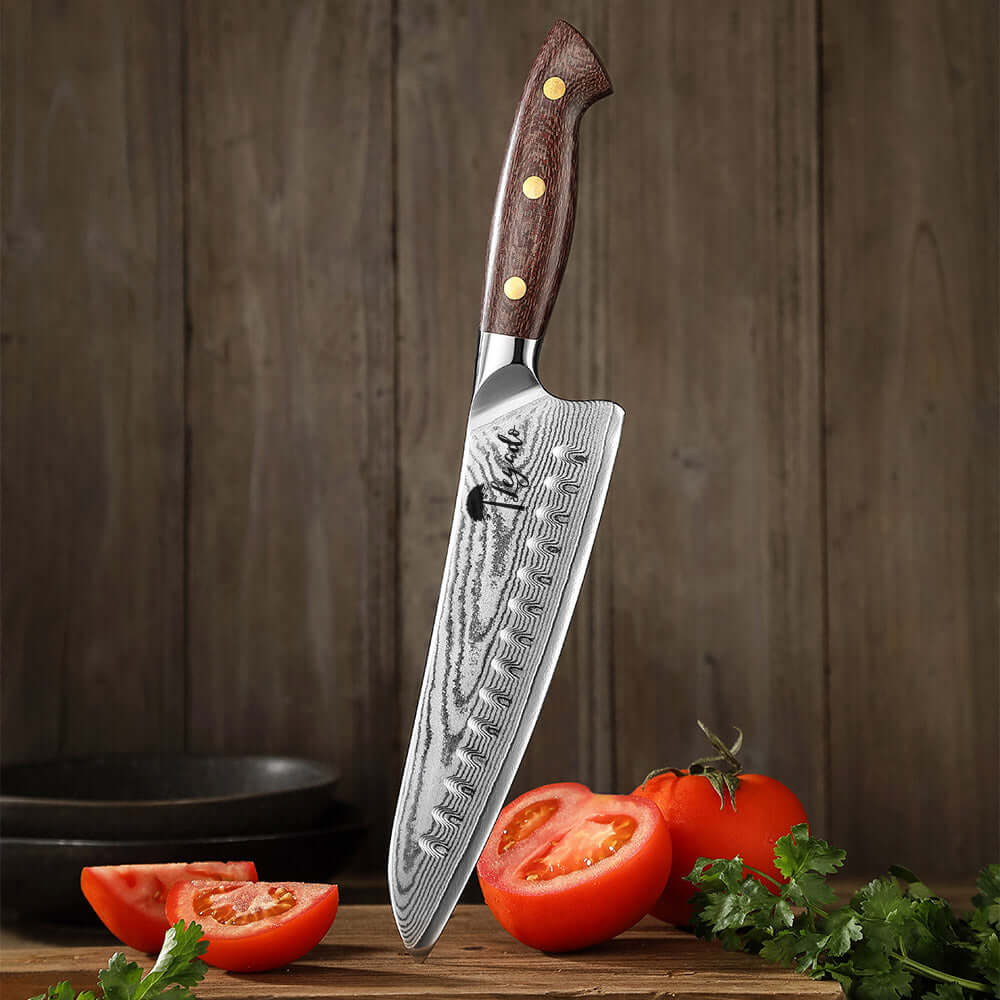 ARCILLA - Cuchillo Chef Damasco 67 capas hoja 20 cm LEGADO (7707657764966)