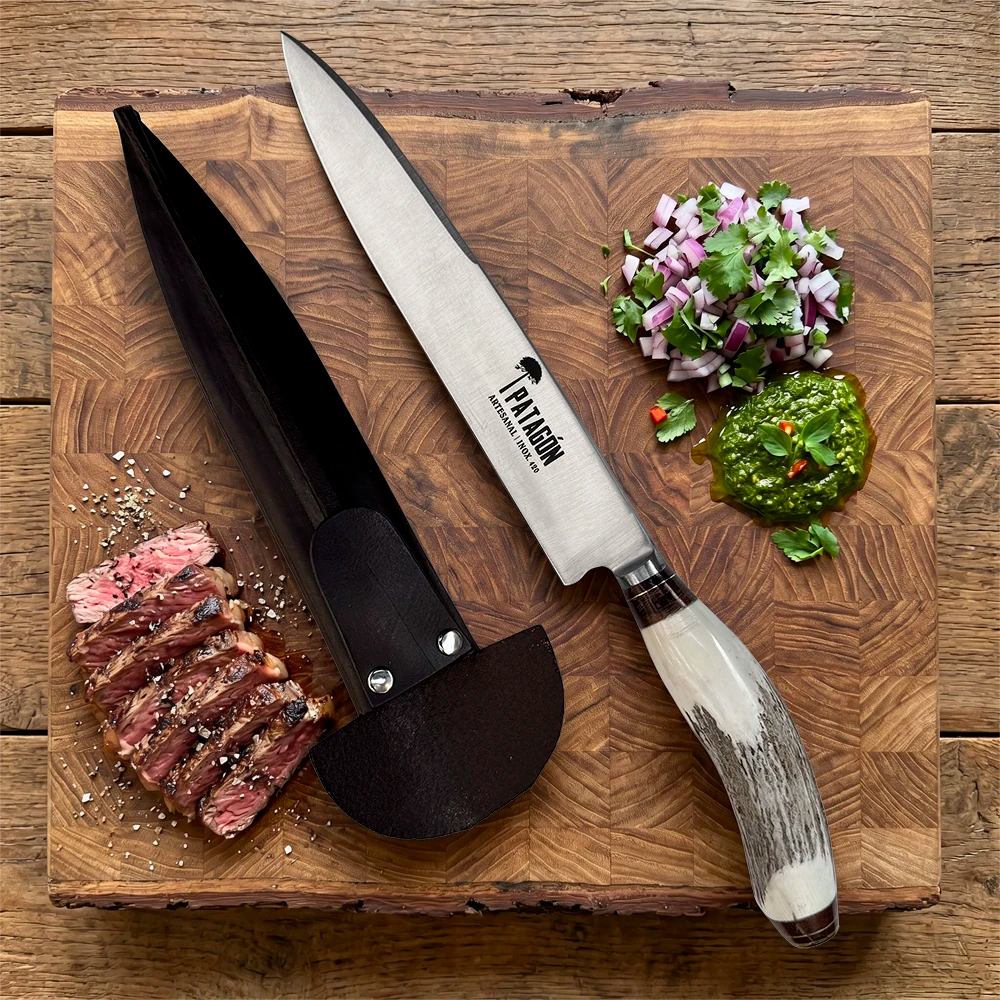 Cuchillo Parrillero Artesanal hoja 20 cm - GAUCHO (7756897615974)