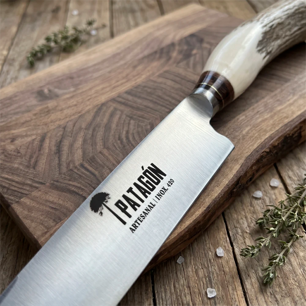Cuchillo Parrillero Artesanal hoja 20 cm - GAUCHO (7756897615974)