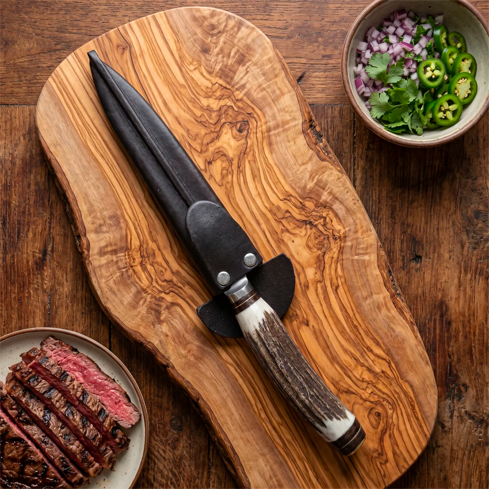 Cuchillo Parrillero Artesanal hoja 20 cm - GAUCHO (7756897615974)