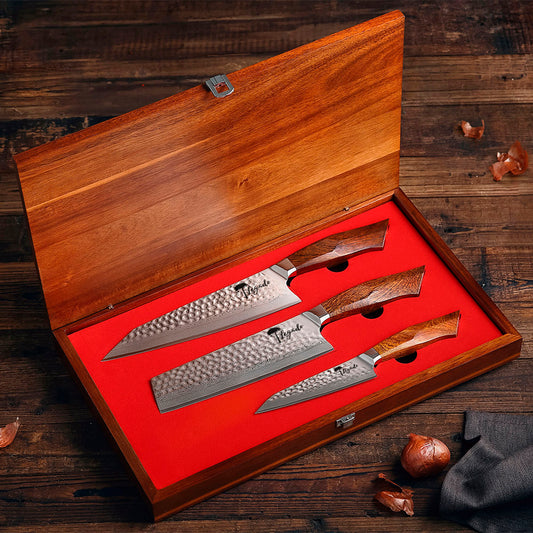 Set Trio Japonés Damasco 49 capas Legado