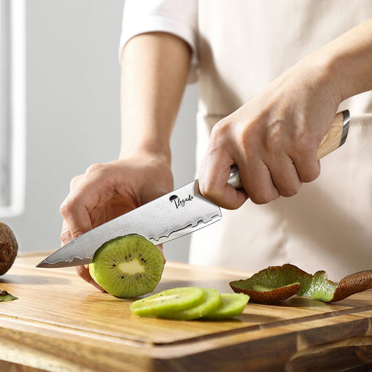 ANDES - Cuchillo Utilitario Damasco 3 capas hoja 13 cm LEGADO