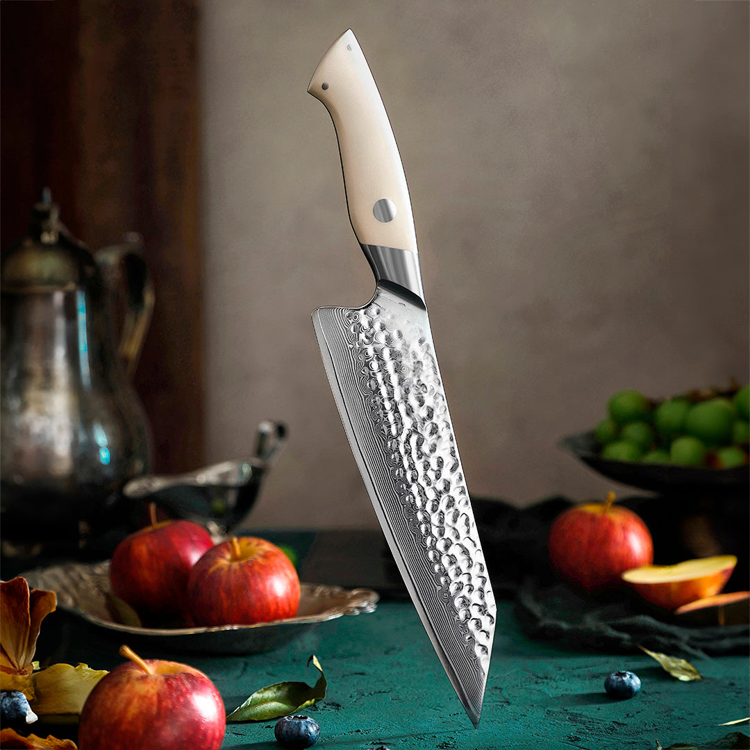 NEVADO ALTO - Cuchillo Kiritsuke Damasco 67 capas hoja 20 cm LEGADO