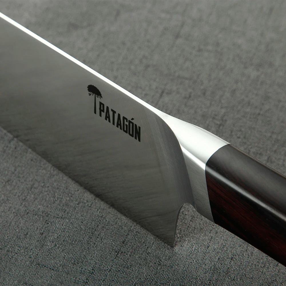 Cuchillo Hacha Bunka Acero Alemán Premium Hoja 20 cm - WENGE